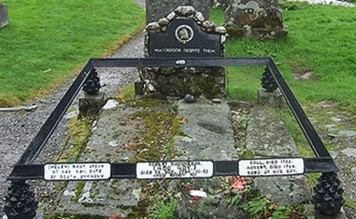 Rob Roy Grave at Balquidder