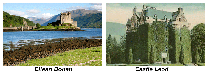 Eilean Donan and Castle Leod
